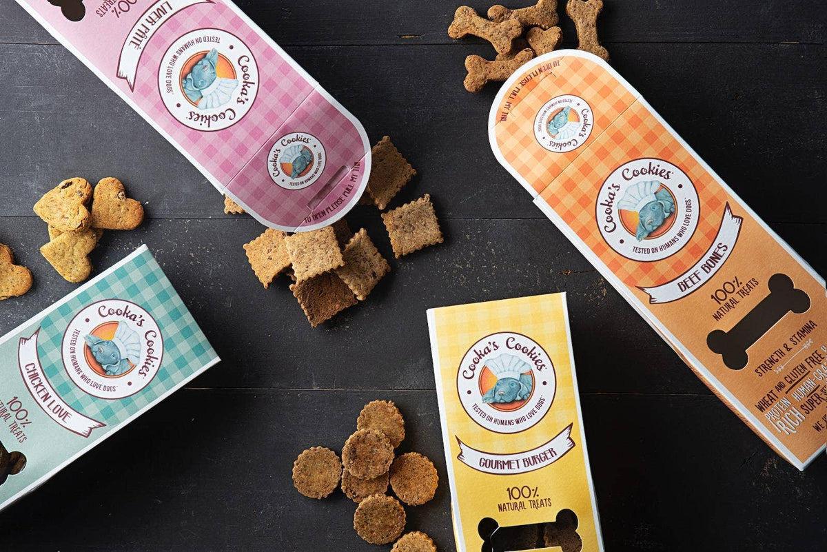 Biscotti croccanti al manzo a forma di osso