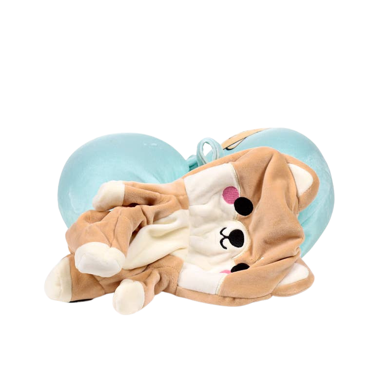 Shuggs the Shiba Inu 2-in-1 Travel Pillow