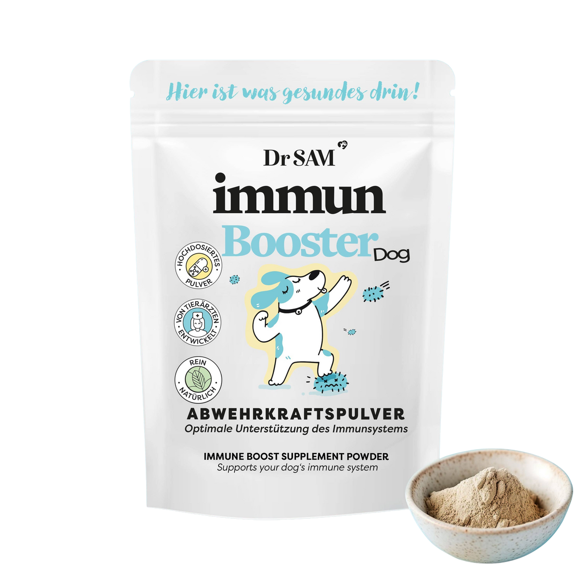 Pflanzliches Immununterstützungspulver