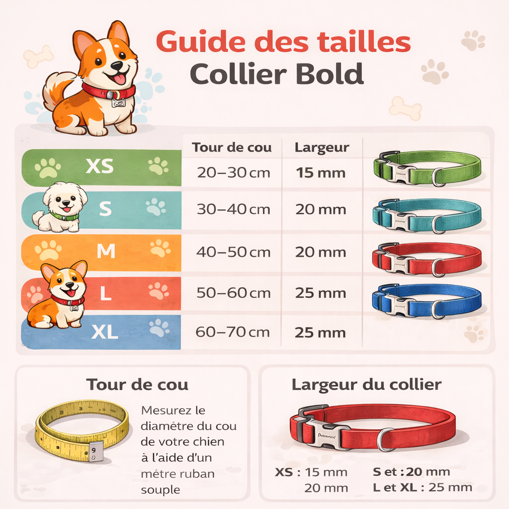 Collare imbottito regolabile per cani
