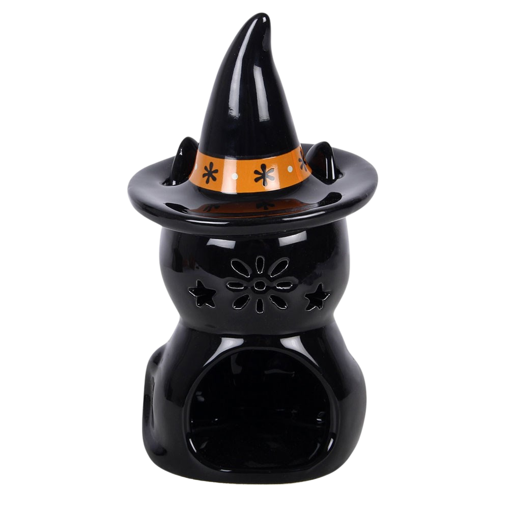 Bruciacapri in ceramica Gatto nero
