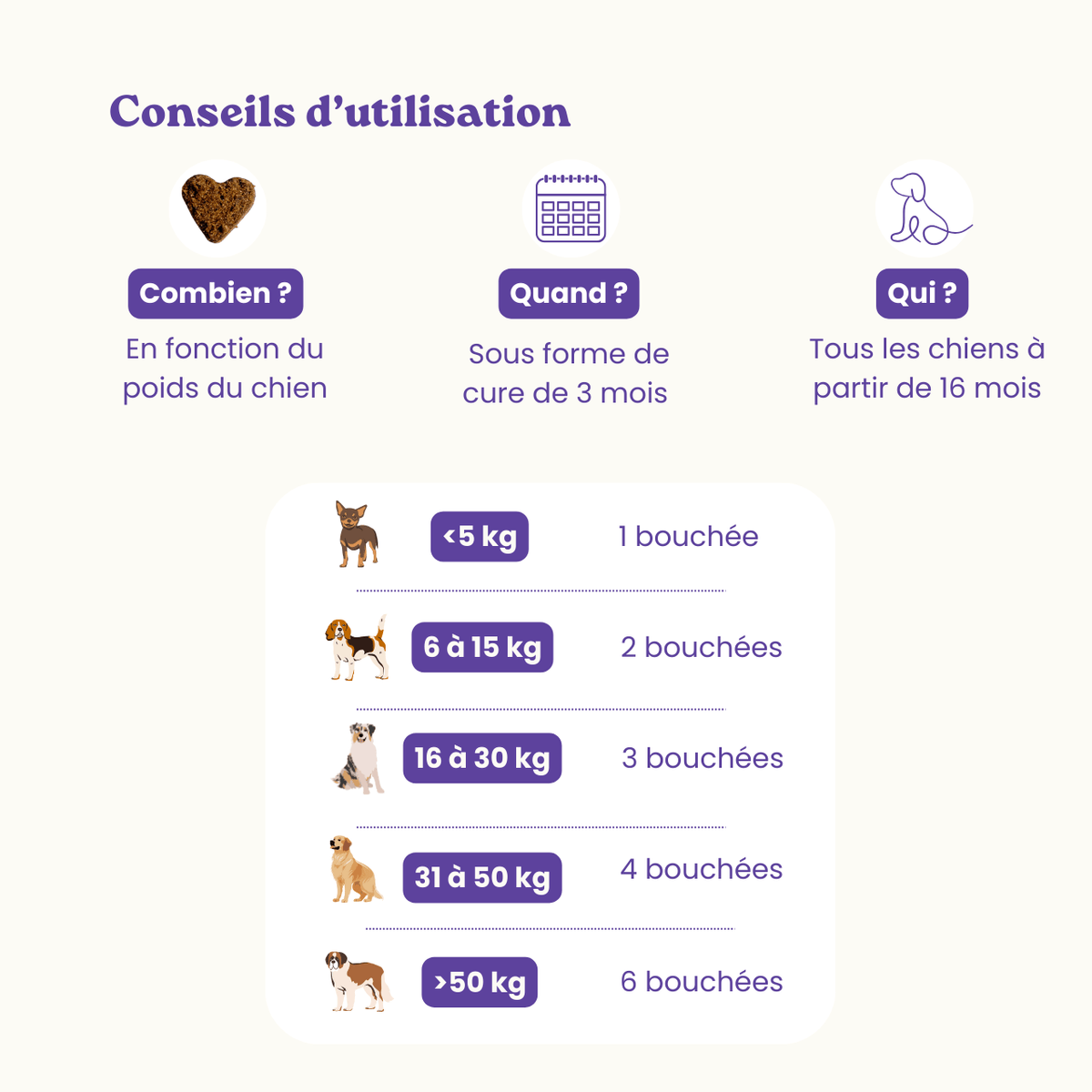 Complément alimentaire anti-stress pour chiens