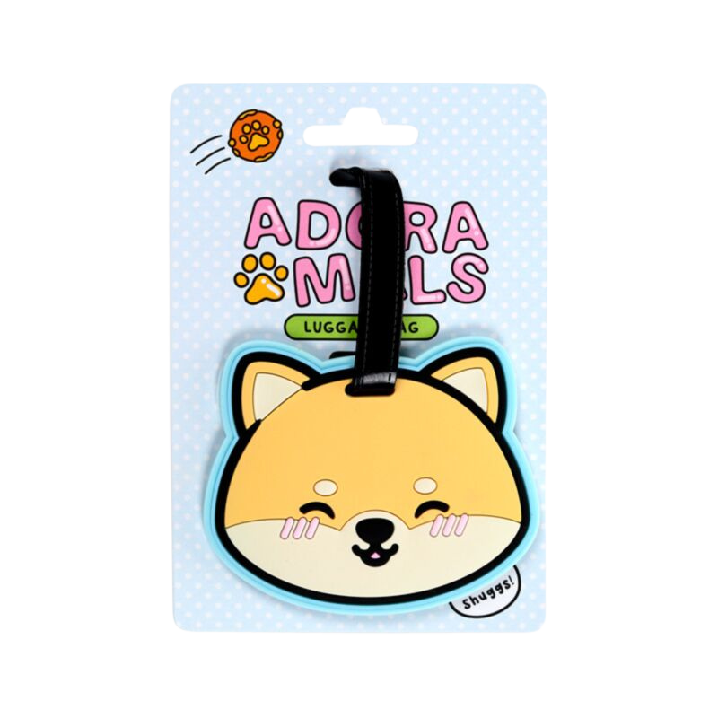 Étiquette de bagage Shuggs le Shiba Inu