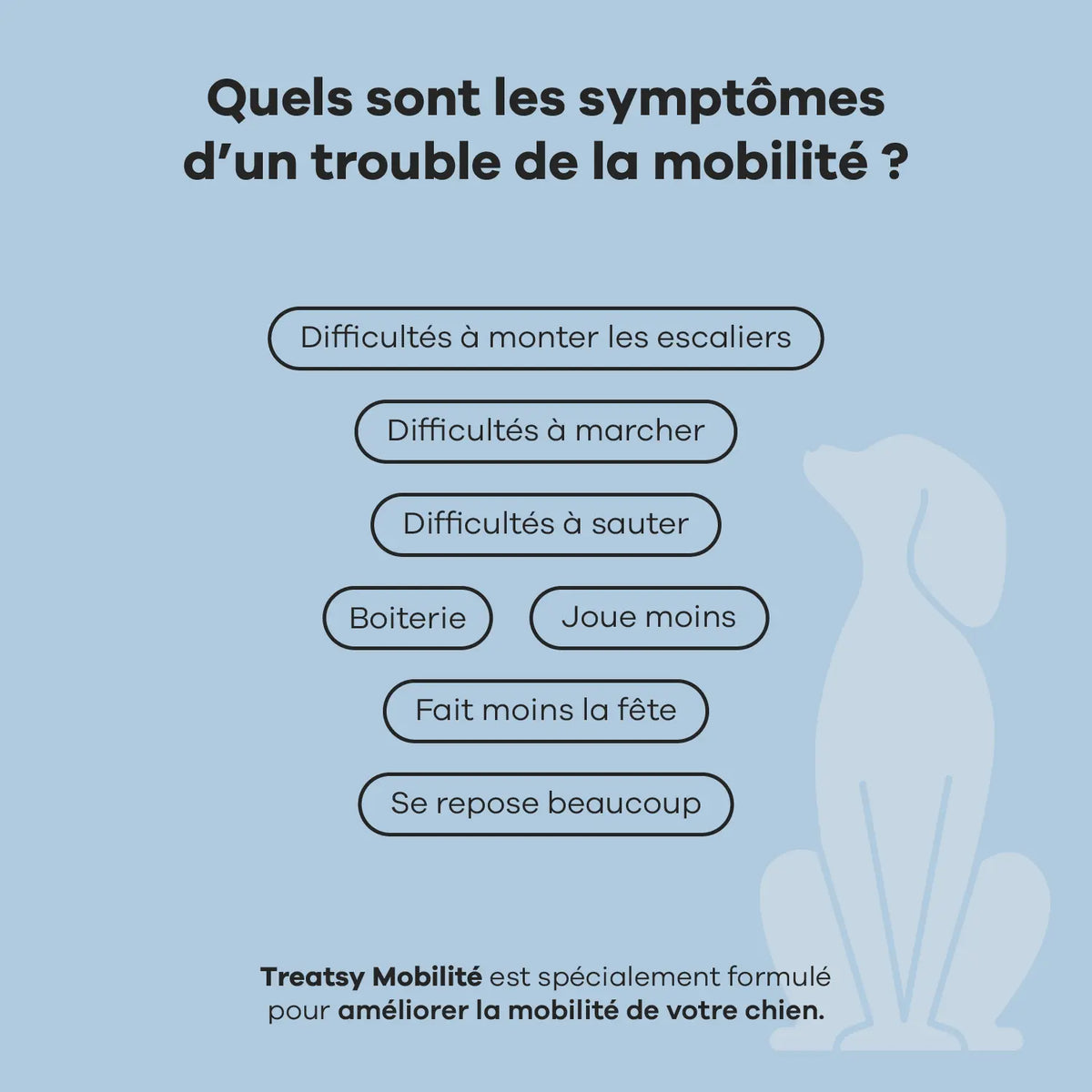 Mobility supplement for dogs