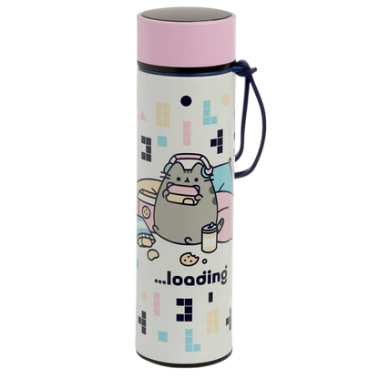 Botella térmica Pusheen Gaming con termómetro digital