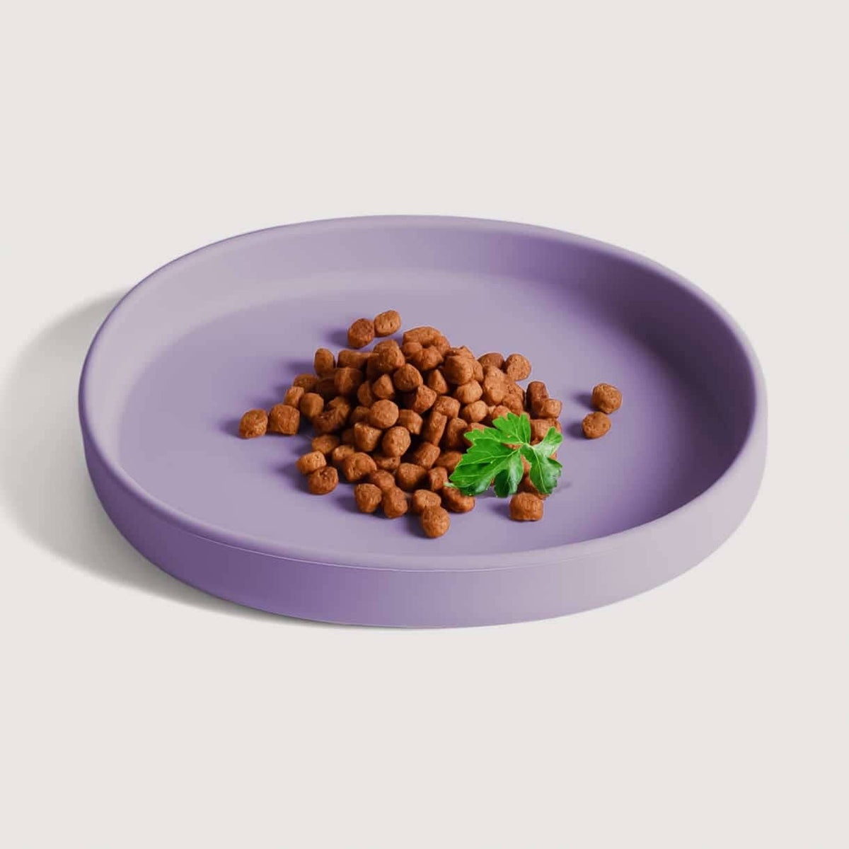 Tigela rasa de silicone
