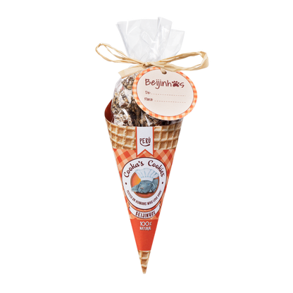Cono de golosinas de pavo para perros