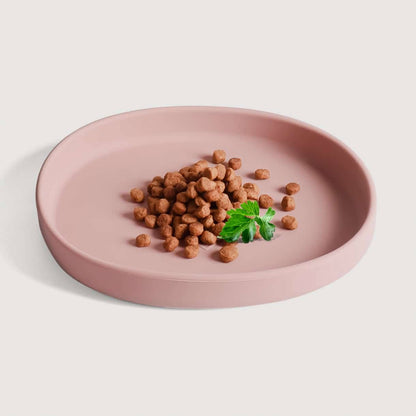 Tigela rasa de silicone
