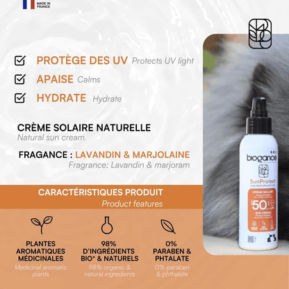 Natürliche Sonnencreme Sun Protect für Hunde und Katzen