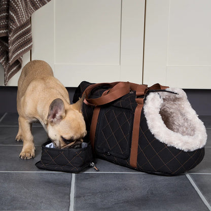 Saco de transporte almofadado para cães pequenos