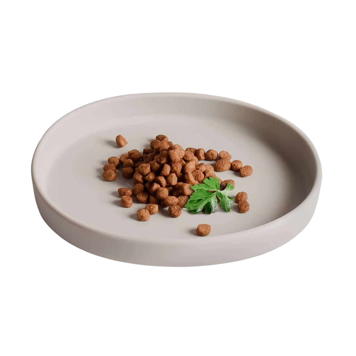 Tigela rasa de silicone
