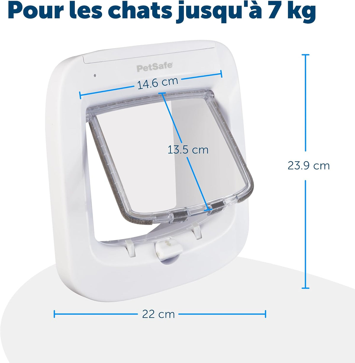 Chatière électronique à micropuce 4 positions