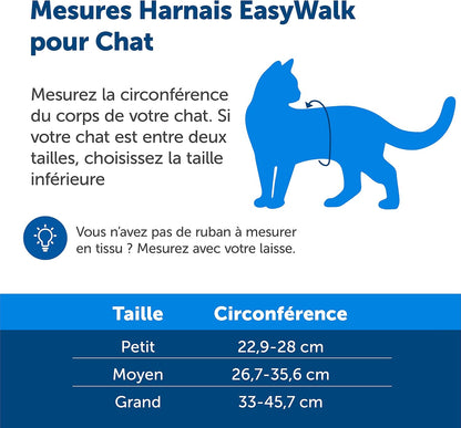 Imbracatura e guinzaglio Easy Walk® per gatti