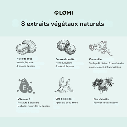 Bálsamo cicatrizante natural para varias zonas