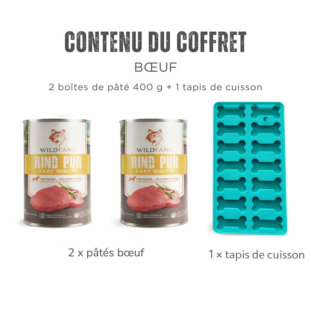 Kit de cuisson de biscuits maison pour chiens