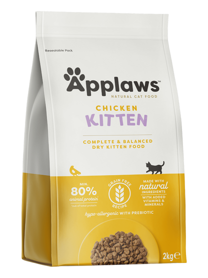Pienso de pollo para gatitos