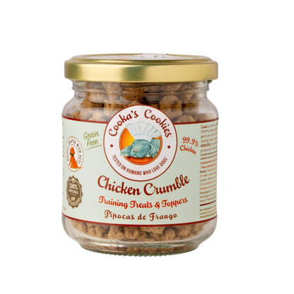 Crumble de pollo deshidratado para perros y gatos
