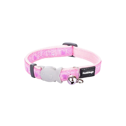 Coleira anti-estrangulamento rosa Breezy Love para gatos