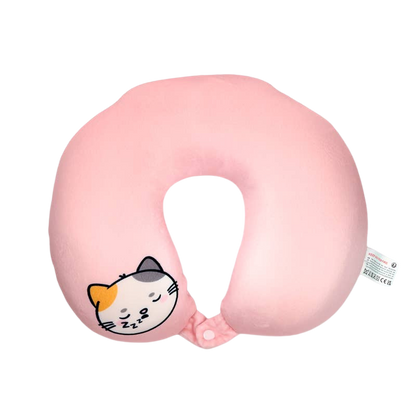 Lola The Cat 2-in-1 Travel Pillow