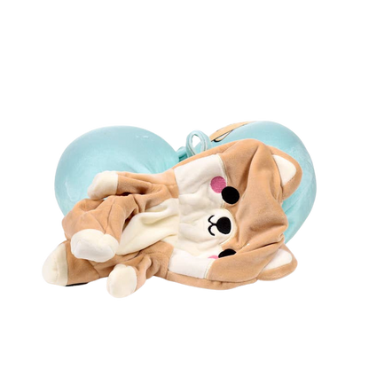 Almofada de viagem 2-em-1 Shuggs o Shiba Inu