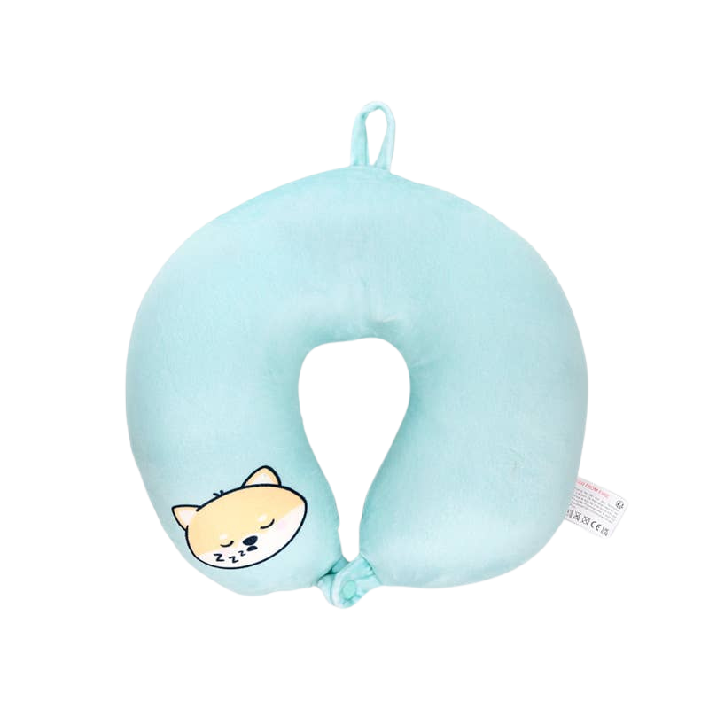 Coussin de voyage 2-en-1 Shuggs le Shiba Inu