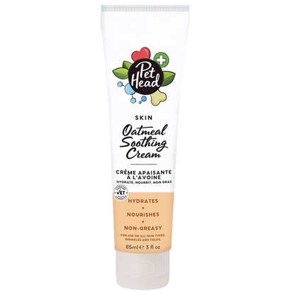 Creme calmante de aveia para cães