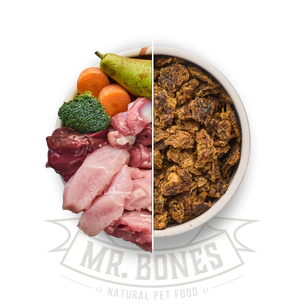 Alimentation BARF déshydratée à la dinde pour chiens