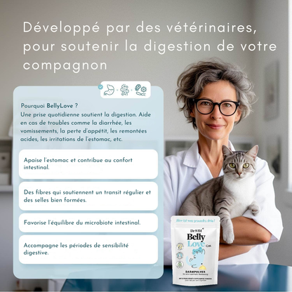 Pflanzliches Darmpulver für Katzen