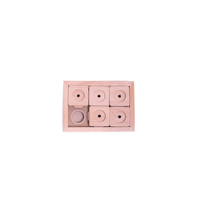 Juego de ingenio Sudoku avanzado de madera para perros pequeños y gatos