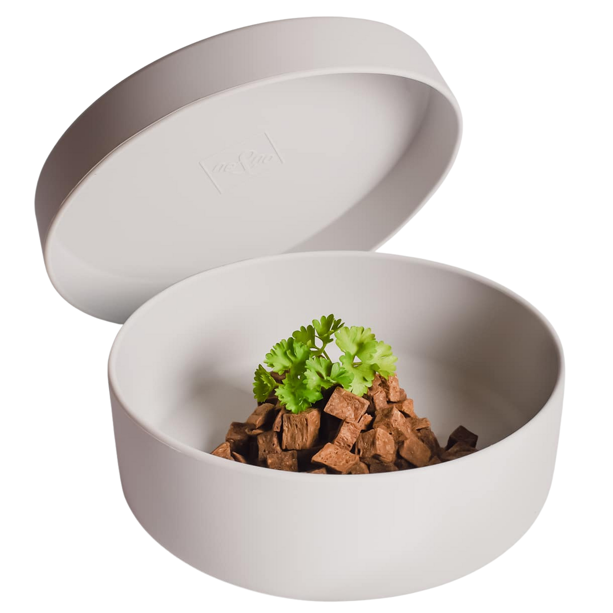 Gamelle en silicone avec couvercle