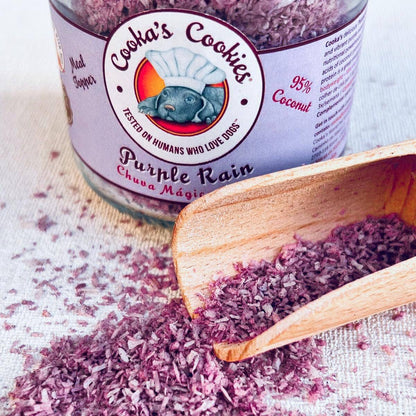 Topping de coco e batata-doce para cães e gatos
