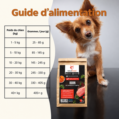 Hühnchen- und Süßkartoffel-Trockenfutter für ausgewachsene Hunde