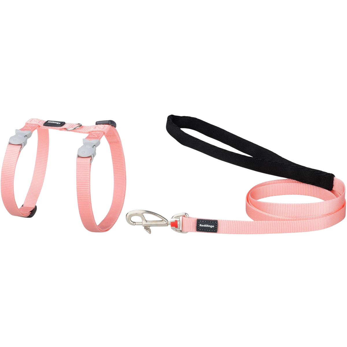 Set pettorina e guinzaglio in nylon color pastello per gatti