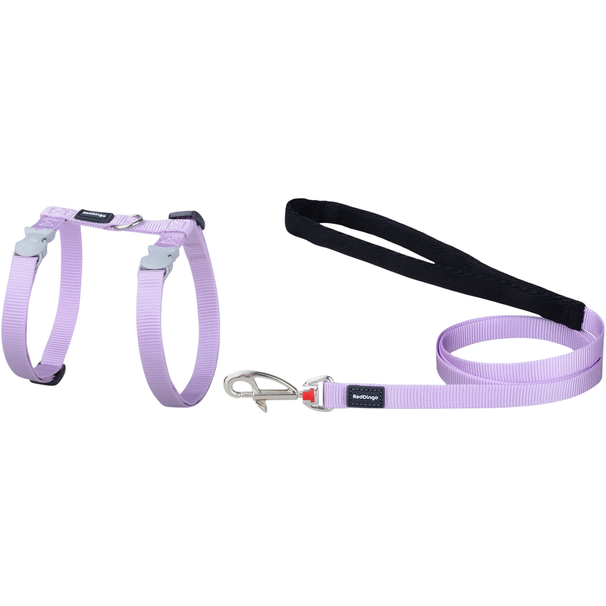 Set pettorina e guinzaglio in nylon color pastello per gatti