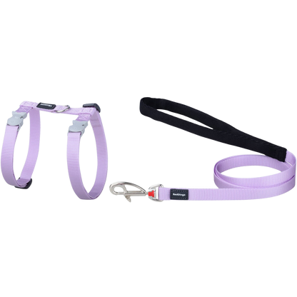 Set pettorina e guinzaglio in nylon color pastello per gatti