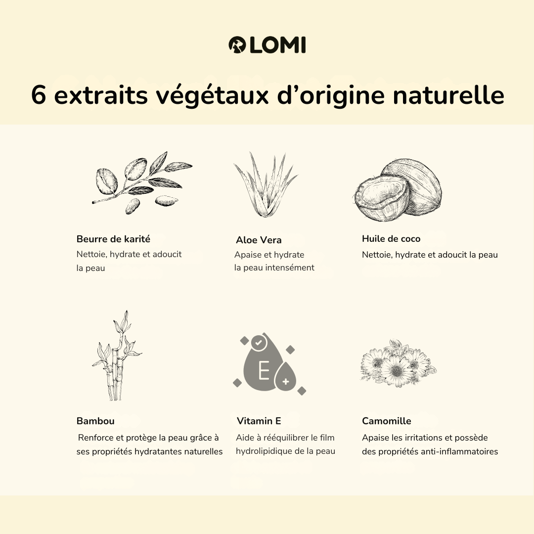 Salviette igieniche naturali in bambù