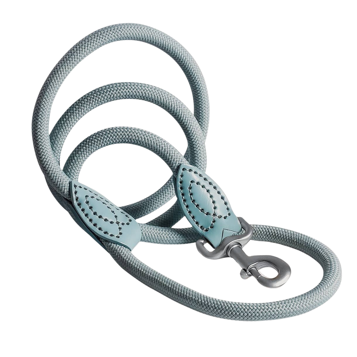 Leash made of polyamide and leather