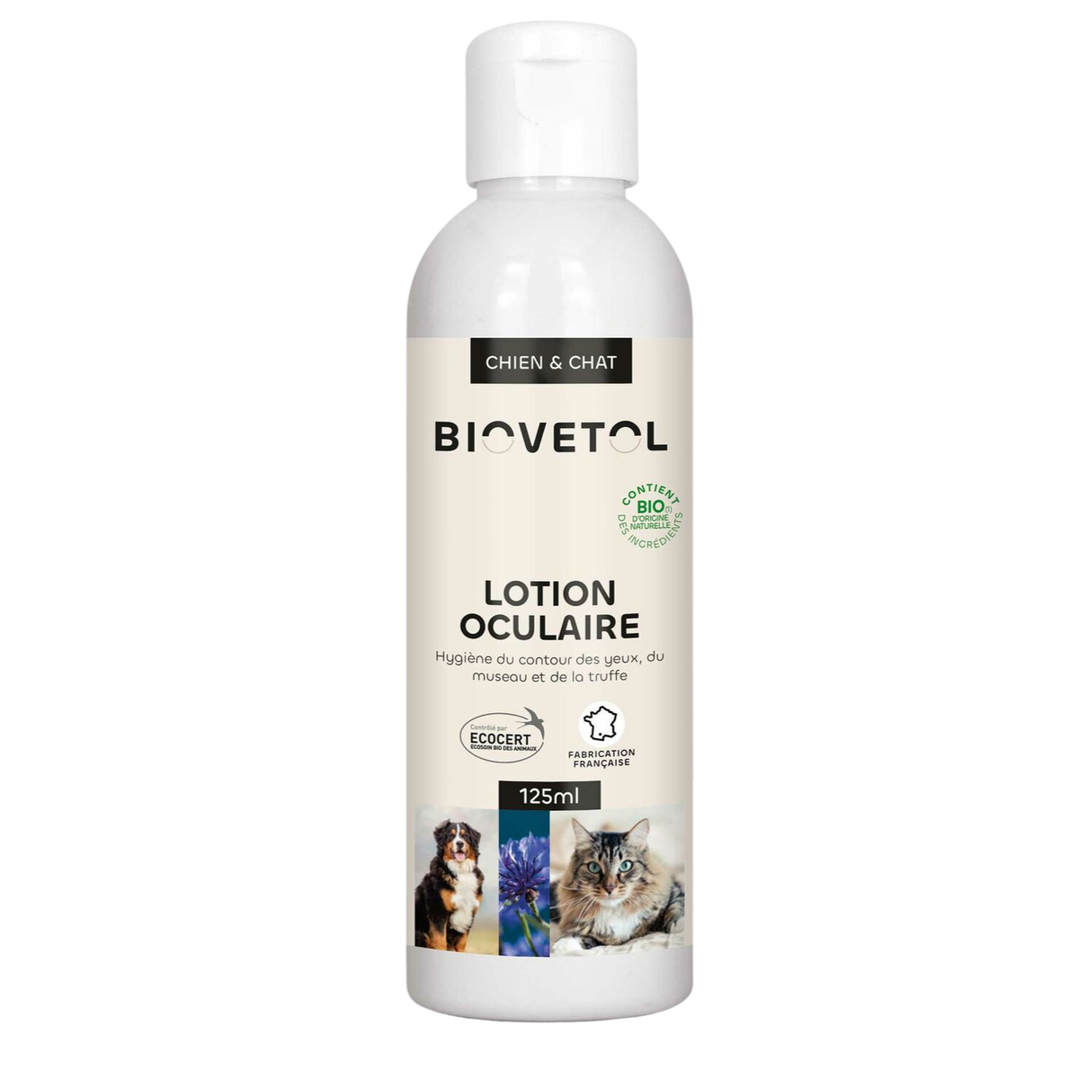 Loción ocular ecológica para perros y gatos