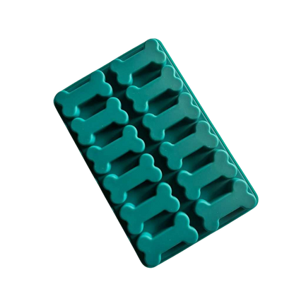 Silikon-Backmatte in Knochenform