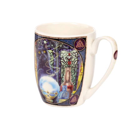 Taza de porcelana gato aprendiz de brujo