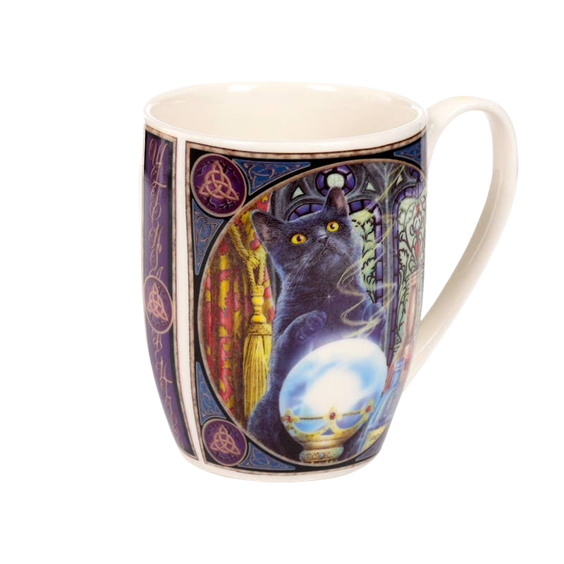 Taza de porcelana gato aprendiz de brujo