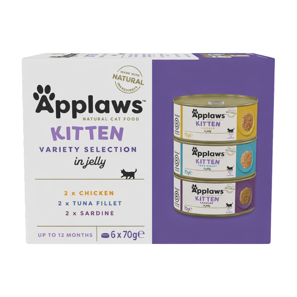 Multipack recettes variées d’émiettés en gelée pour chatons