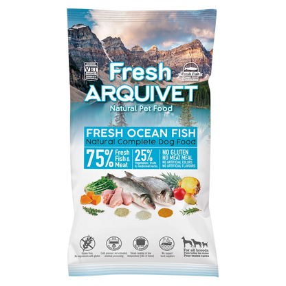 Crocchette semiumide con pesce fresco di mare per cani