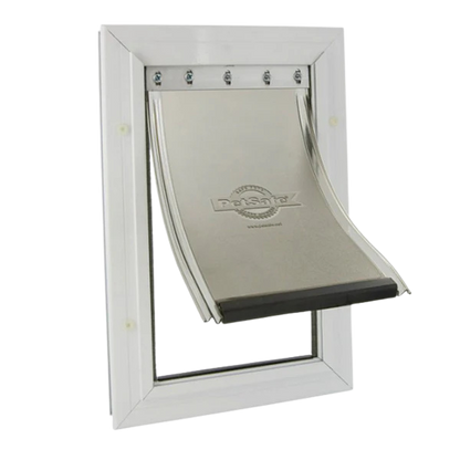 Porta basculante Staywell in alluminio con chiusura magnetica