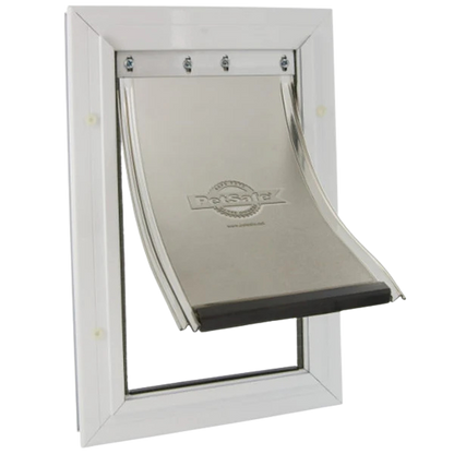 Porta basculante Staywell in alluminio con chiusura magnetica