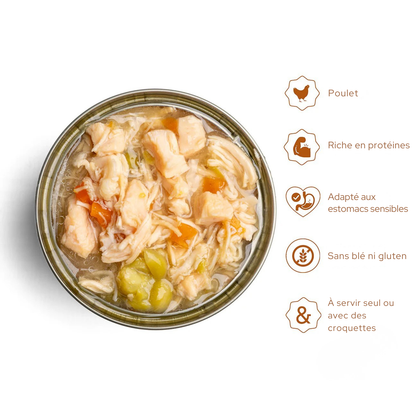 Sliced Chicken and Vegetables for Adult and Senior Cats