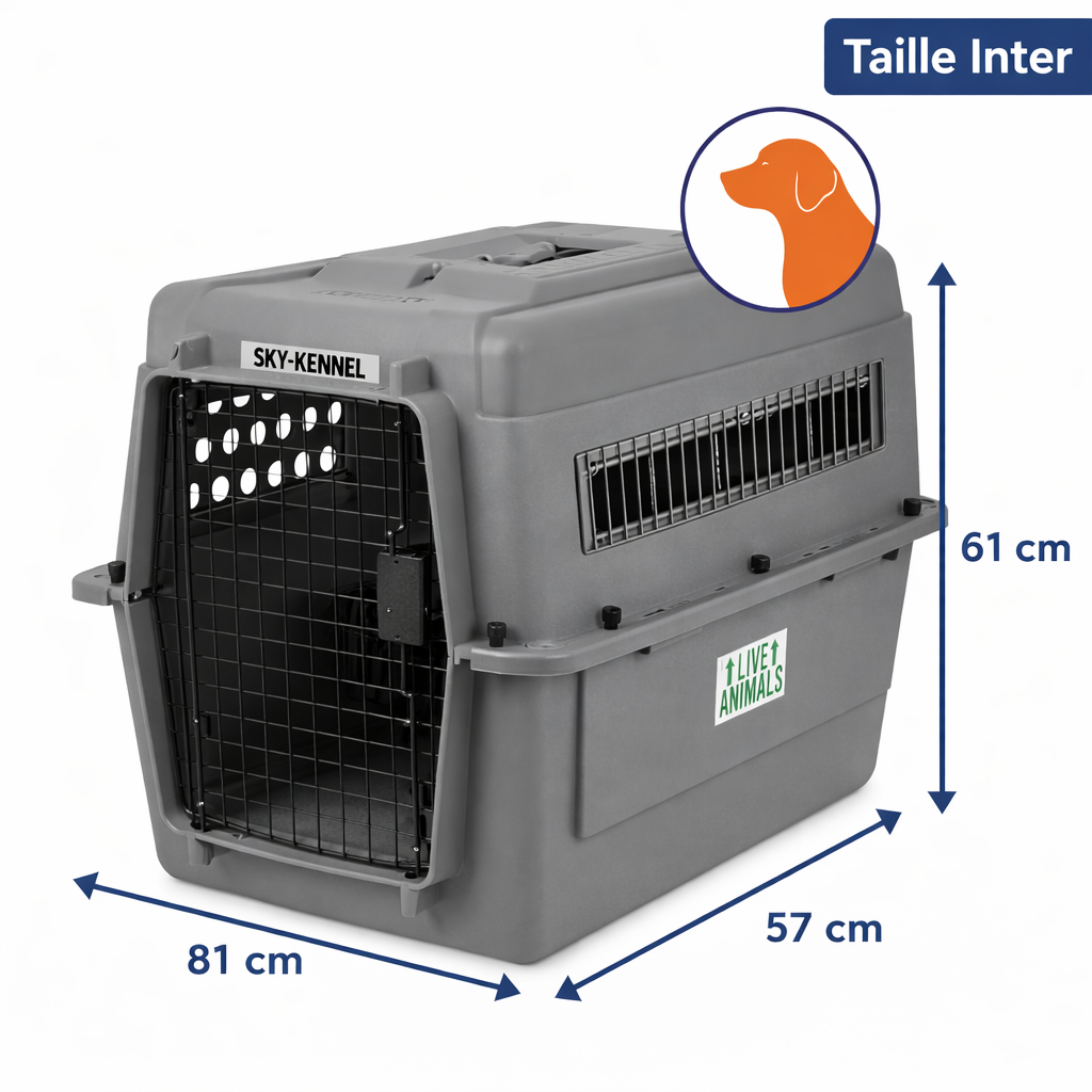 Sky Kennel IATA-approved transport crate