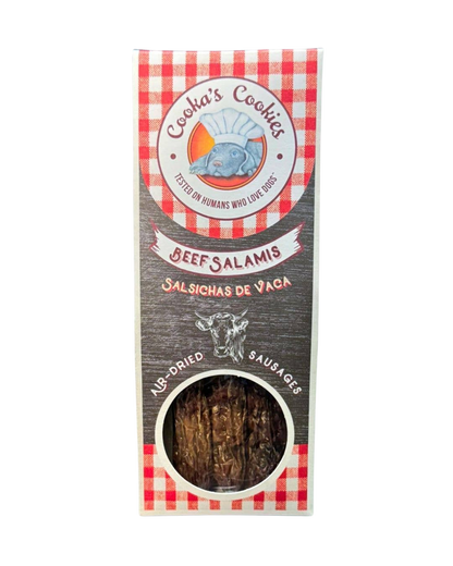 Salsicce di manzo essiccate per cani