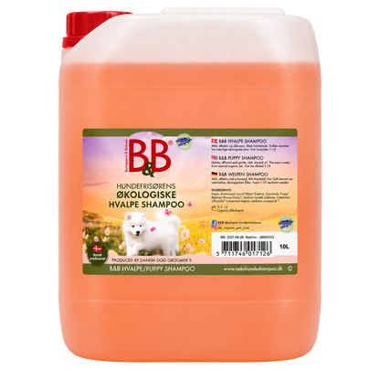 Shampooing delicato all'olio di mandorle biologico per cuccioli