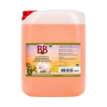 Shampooing delicato all'olio di mandorle biologico per cuccioli